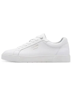 s.Oliver Sneakers^Leder-Sneakers in Weiß
