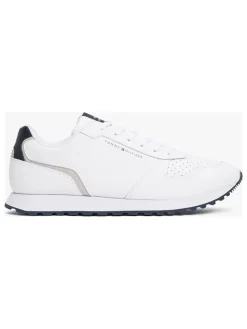 Leder-Sneakers in Weiß>Tommy Hilfiger Shoes New