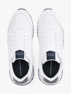 Leder-Sneakers in Weiß><noscript><img width=