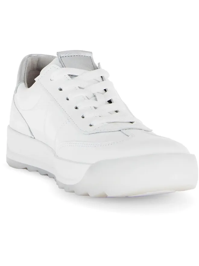 Leder-Sneakers in Weiß>Gabor Discount