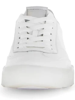 Leder-Sneakers in Weiß><noscript><img width=