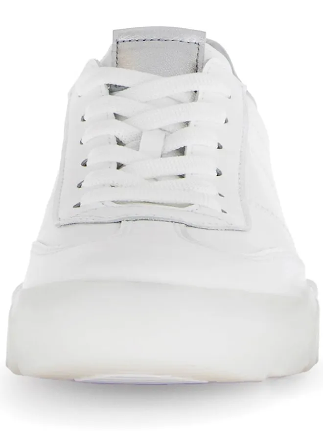 Leder-Sneakers in Weiß>Gabor Discount