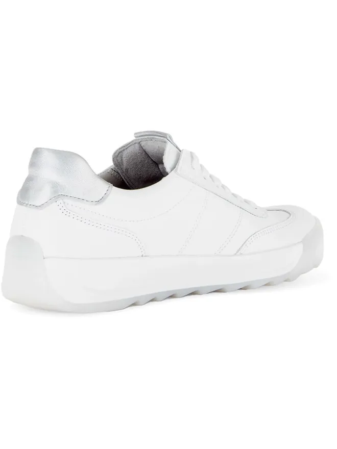 Leder-Sneakers in Weiß>Gabor Discount
