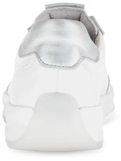 Leder-Sneakers in Weiß><noscript><img width=