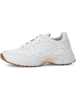 Leder-Sneakers in Weiß>Gabor