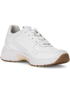 Leder-Sneakers in Weiß><noscript><img width=
