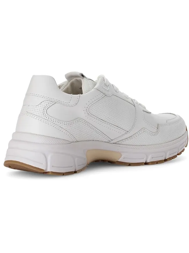 Leder-Sneakers in Weiß>Gabor