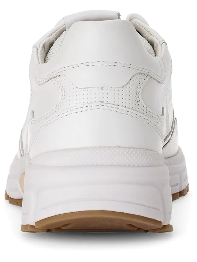 Leder-Sneakers in Weiß>Gabor