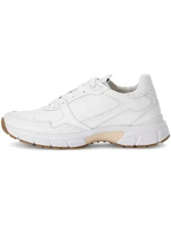 Leder-Sneakers in Weiß><noscript><img width=