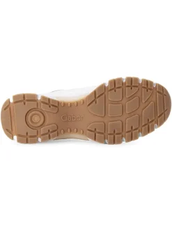 Leder-Sneakers in Weiß><noscript><img width=