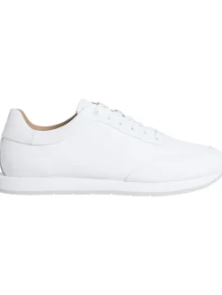 Calvin Klein Sportschuhe^Leder-Sneakers in Weiß