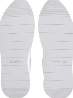 Calvin Klein Sportschuhe^Leder-Sneakers in Weiß