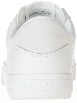 Leder-Sneakers in Weiß><noscript><img width=