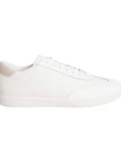 Leder-Sneakers in Weiß>Calvin Klein Sale