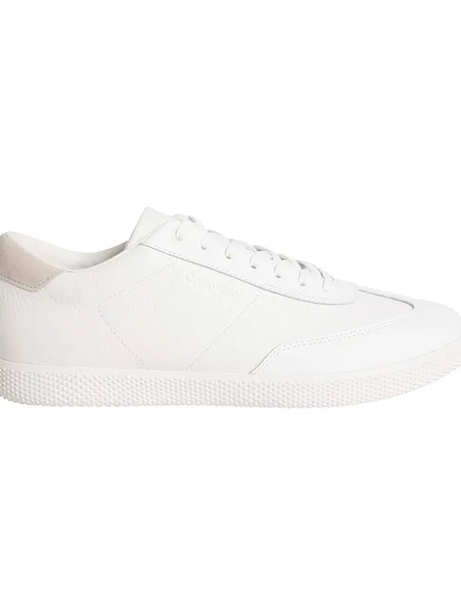 Leder-Sneakers in Weiß>Calvin Klein Sale
