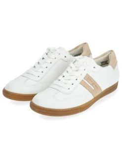 Leder-Sneakers in Weiß><noscript><img width=