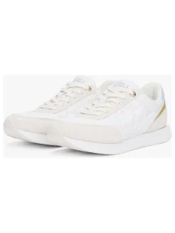 Leder-Sneakers in Weiß>Tommy Hilfiger Shoes Discount
