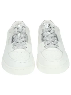 Leder-Sneakers in Weiß><noscript><img width=