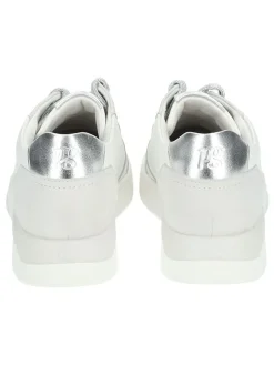 Leder-Sneakers in Weiß><noscript><img width=