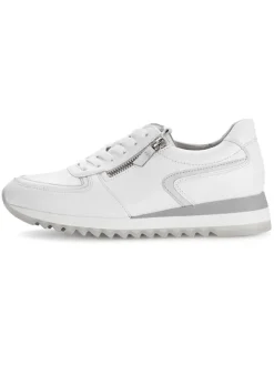 Leder-Sneakers in Weiß>Gabor New