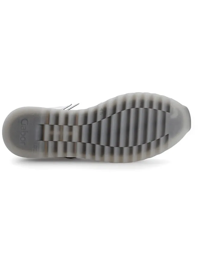 Leder-Sneakers in Weiß>Gabor New