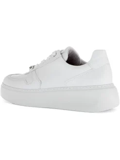 Leder-Sneakers in Weiß><noscript><img width=