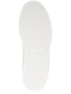 Leder-Sneakers in Weiß><noscript><img width=
