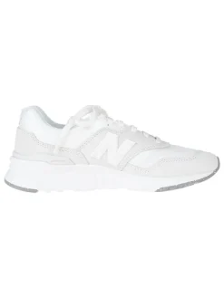 Leder-Sneakers in Weiß>New Balance Clearance