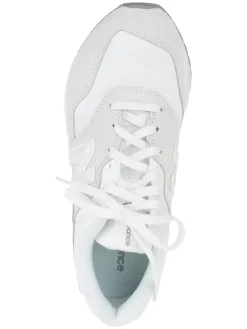 Leder-Sneakers in Weiß><noscript><img width=