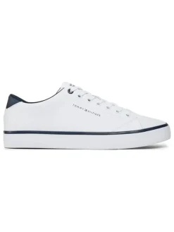 Leder-Sneakers in Weiß>Tommy Hilfiger Shoes New