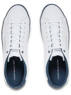 Leder-Sneakers in Weiß><noscript><img width=