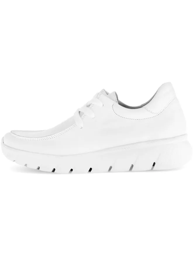 Leder-Sneakers in Weiß>Gabor Discount