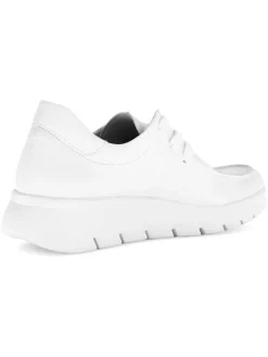 Leder-Sneakers in Weiß><noscript><img width=