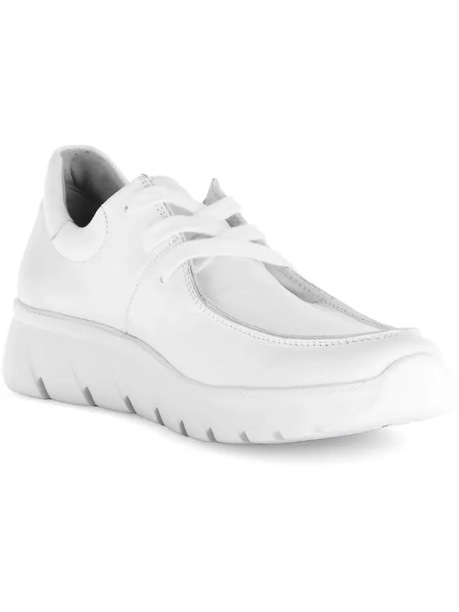 Leder-Sneakers in Weiß>Gabor Discount