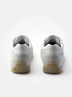 Leder-Sneakers in Weiß><noscript><img width=