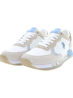 U.S. Polo Assn. Sneakers^Leder-Sneakers in Weiß/ Beige