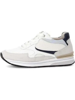 Gabor Sneakers^Leder-Sneakers in Weiß/ Beige