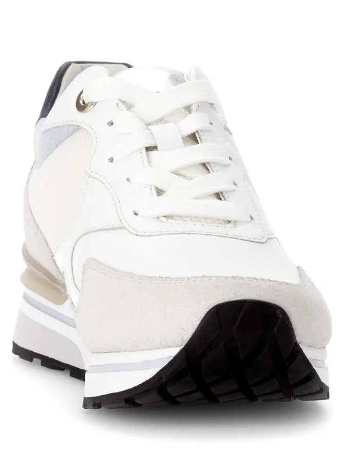 Gabor Sneakers^Leder-Sneakers in Weiß/ Beige