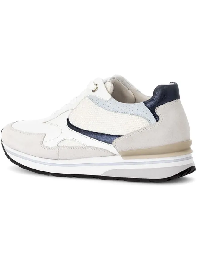 Gabor Sneakers^Leder-Sneakers in Weiß/ Beige