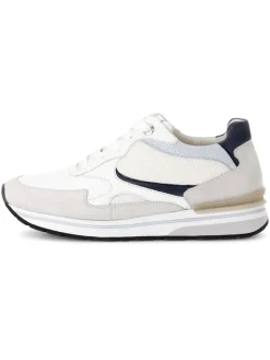 Gabor Sneakers^Leder-Sneakers in Weiß/ Beige
