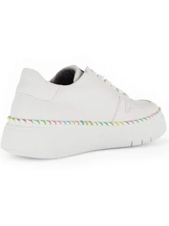 Gabor Sneakers^Leder-Sneakers in Weiß/ Bunt