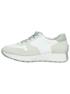 Leder-Sneakers in Weiß/ Creme/ Grün>Paul Green Online