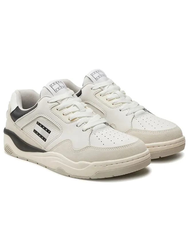 Tommy Hilfiger Shoes Sneakers^Leder-Sneakers in Weiß/ Creme