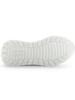 Gabor Sneakers^Leder-Sneakers in Weiß/ Gelb