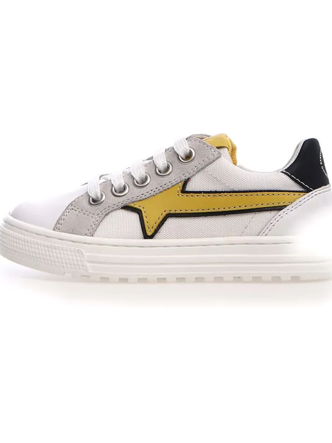 Naturino Sneakers·Sneakers Low^Leder-Sneakers in Weiß/ Gelb
