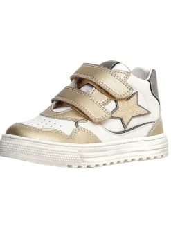 Naturino Sneakers·Sneakers High^Leder-Sneakers in Weiß/ Gold