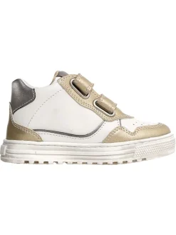 Naturino Sneakers·Sneakers High^Leder-Sneakers in Weiß/ Gold