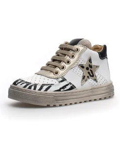 Naturino Sneakers·Sneakers High^Leder-Sneakers in Weiß/ Gold