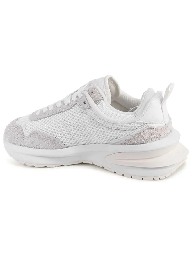 Leder-Sneakers in Weiß/ Grau>Tommy Hilfiger Shoes Sale