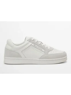 Leder-Sneakers in Weiß/ Grau>Marc O'Polo Shoes Hot